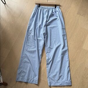 Women’s Baserange Pajama style Light Blue Striped Pants